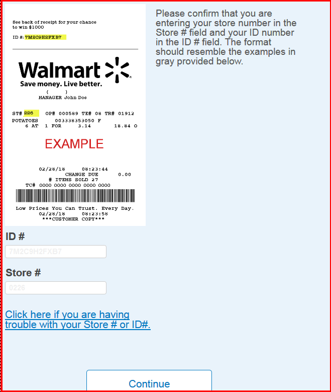 Walmart Survey