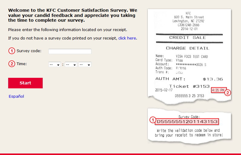 www.mykfcexperience.com - Participate in KFC Official Survey and Get Free Coupons - SurveyLine