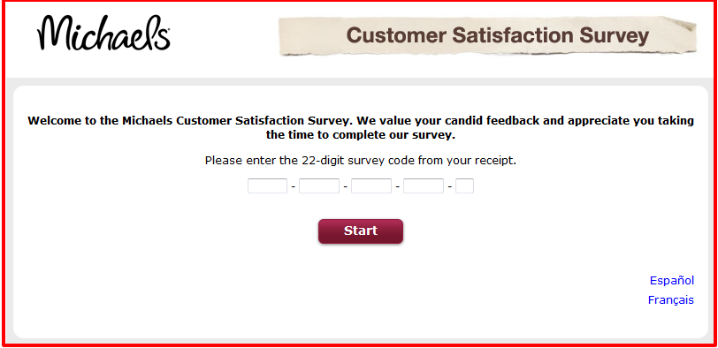 Michaels Customer Satisfaction Survey