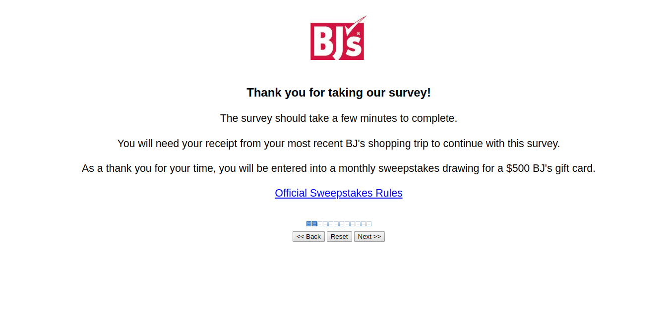 Feedback Take BJ S Customer Survey To Win