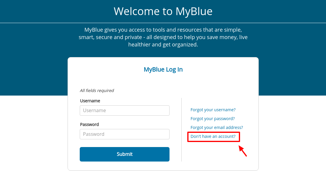My Blue Access Provider Portal – MVGNSE