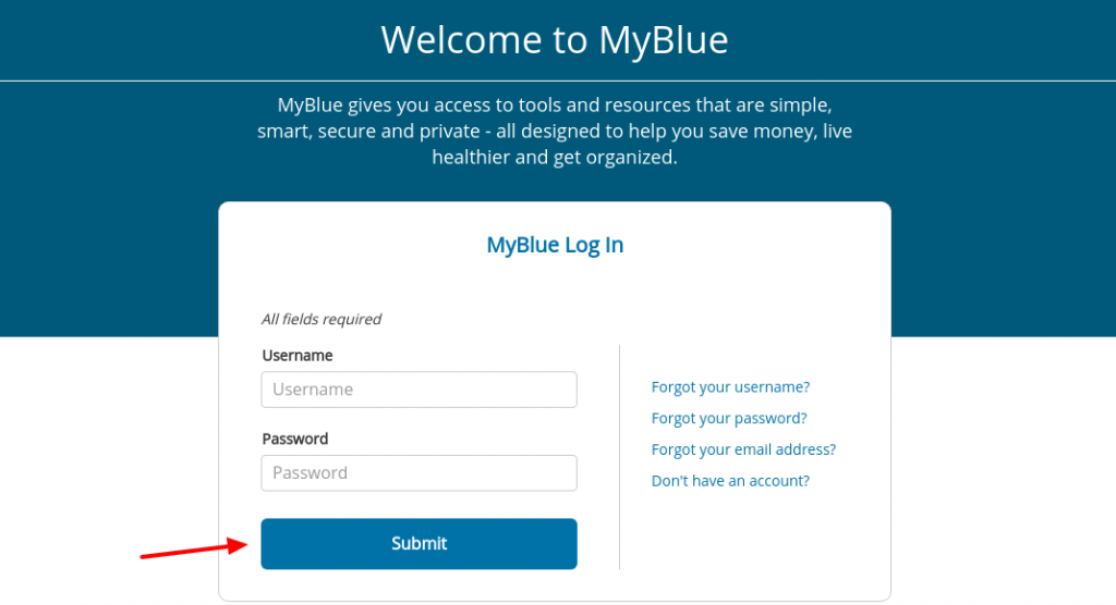 Login Into Your MyBlue Account SurveyLine