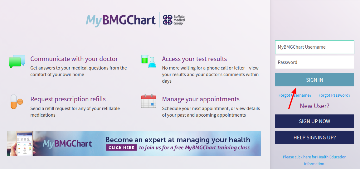 Www mybmgchart mychart Buffalo Medical Group Account Login Guide 