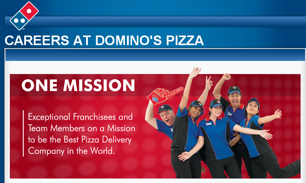 dominos career positions
