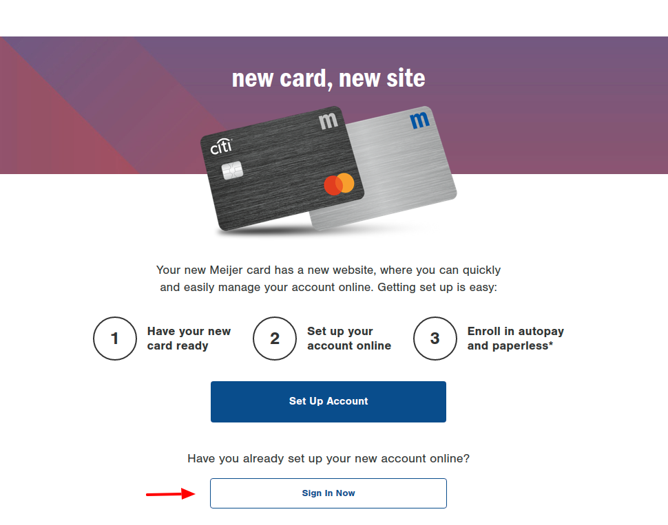 Meijer Credit Card Enrollment