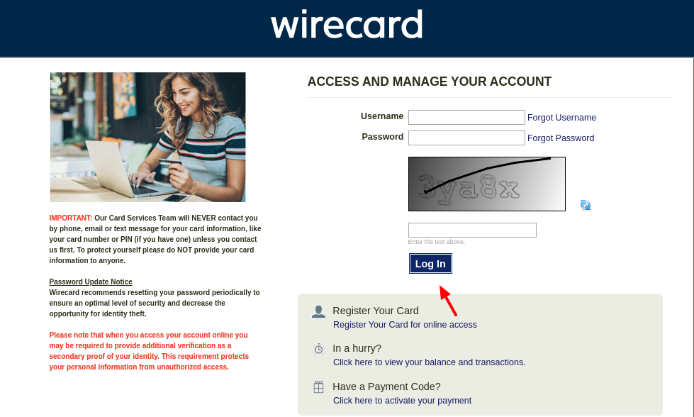 login-wirecard-manage-your-citi-prepaid-wirecard-account-surveyline