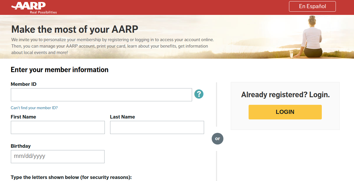 AARP Register