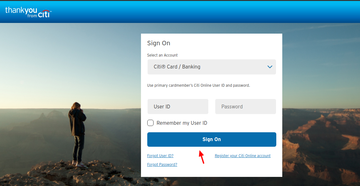 Citi ThankYou Rewards Login