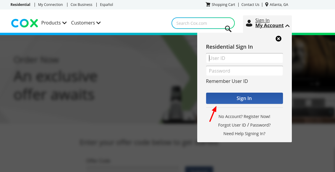 Cox cable login