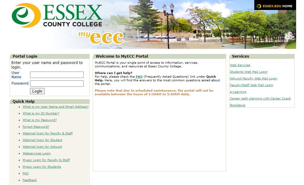 esses county college login