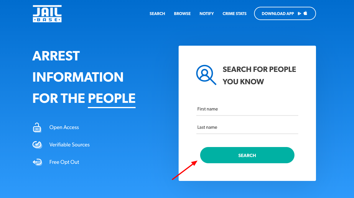 jailbase people search