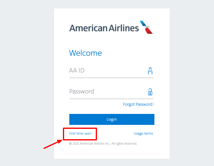 american airlines employee register