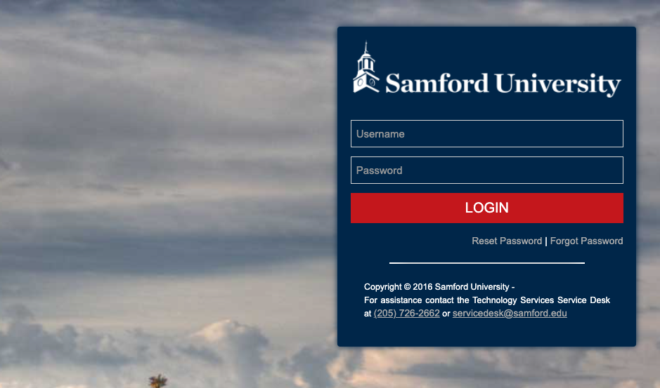 samford student portal