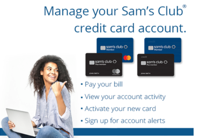 sams club credit card login tips