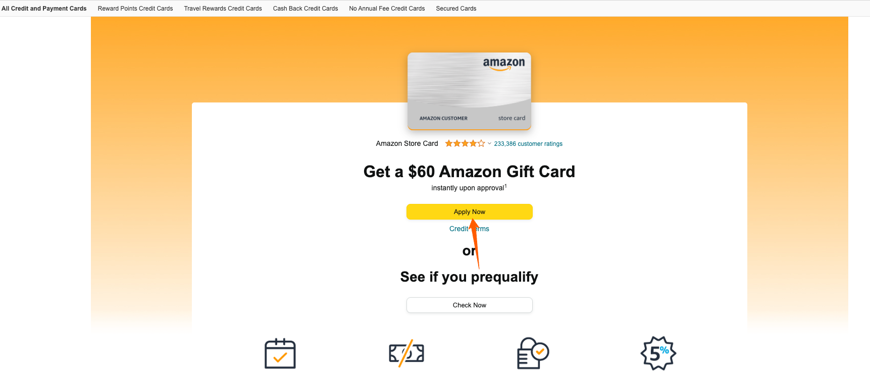 Amazon Store Card Apply