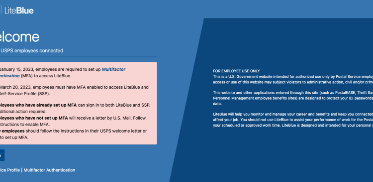 LiteBlue USPS Login